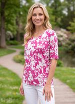 Shirt mit Floraldessin 